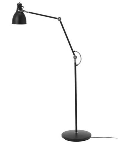 IKEA AROD アロードフロアランプ　ブラック IKEA ARÖD アーロードフロアランプ (さくらK) 祖師ヶ谷大蔵の照明器具
