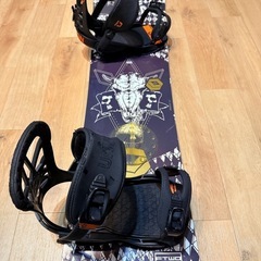 【受付終了】FTWO（現在はFNTC）TNT 153cm スノーボード 板 UNIONビンディングセットの画像