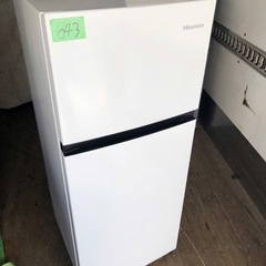 NO 643  🌈福岡市内配送設置無料✨🌈　冷蔵庫 中古 ハイセンス Hisense HR-B12E2W 2022年製 2ドア 120L ホワイト 直冷式 右開き 一人暮らし