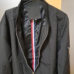 未使用新品　とても暖かいメンズカジュアルブルゾン　ジップアップ　 ブラック　XL~2XL　　イー24の画像