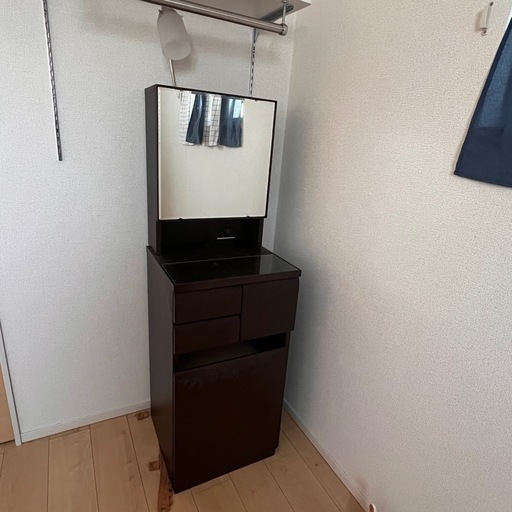 ニトリコンパクト一面鏡ドレッサー