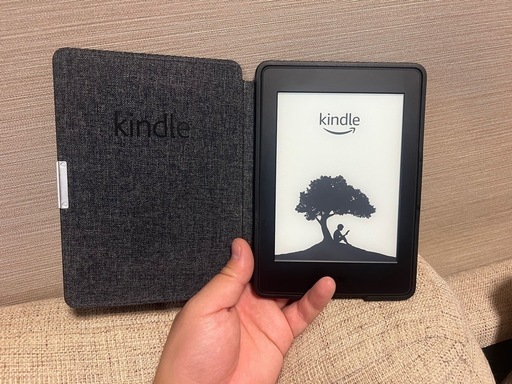 【美品＋レザーカバー付き】Kindleペーパーホワイト4GB第7世代Wi-Fiモデル
