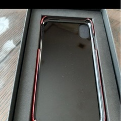 iPhone XSケース　津軽塗り　七々子塗りの画像