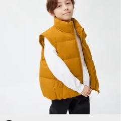 GU ダウン　ダウンベスト　2way 110サイズの画像