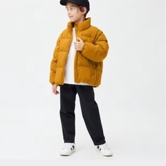 GU ダウン　ダウンベスト　2way 110サイズの画像