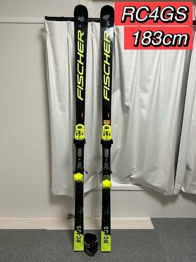 FISCHER RC4GS スキー 183cm race code ベルト付