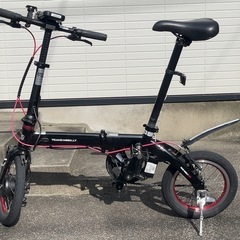 TRANS MOBILLY 折り畳み電動自転車 E-bike next140 ブラックの画像
