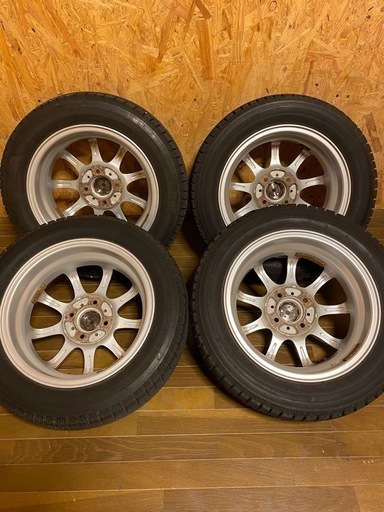 ブリヂストン　ブリザック VRX2  スタッドレスタイヤ 155/65R14  ホイール付き 4本セット　