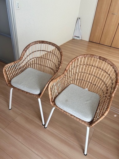 IKEA 椅子　(2脚セット)  NILSOVE 