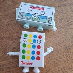 モノポリー　ツイスター　携帯ゲーム　おもちゃの画像