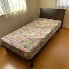シングルベッド　マットレス付