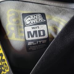 Answer モトクロスウェア メンズ 上下セット MD30 ブラック/イエローの画像