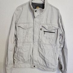メンズ 作業着 グレー XL