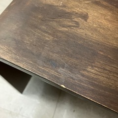 O2411-151 木製スツール サイドテーブル キズあり 中古の画像