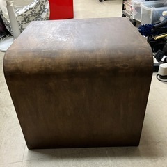 O2411-151 木製スツール サイドテーブル キズあり 中古の画像