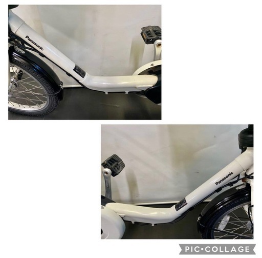 1都4県全域送料無料　業界最長12ヶ月保証　電動アシスト自転車　パナソニック　ギュットミニ　新型　20インチ パワフル　白色　g110