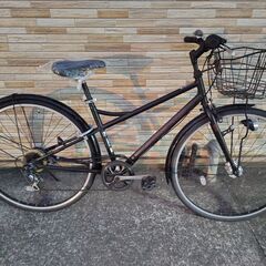 中古自転車 6段変速 27インチ LEDオートライト 軽整備済み 防犯登録対応