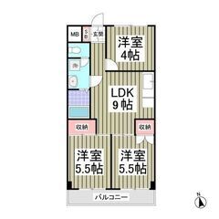 💕敷金・礼金ゼロ！今なら仲介手数料もゼロ！🌞 😲３ＬＤＫ賃料77...