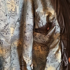 メンズのレザー風コートの画像