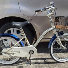 子供用自転車　18インチ　補助輪付き　パンク歴なし　スタンドなし