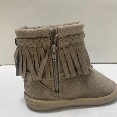 女の子　スエードブーツ　14cmの画像