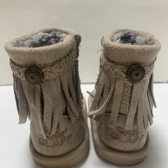 女の子　スエードブーツ　14cmの画像