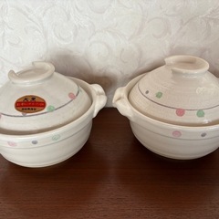雑炊鍋　土鍋2個
