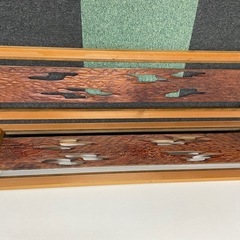 欄間　2枚組　中古品　（140cm×37.5cm）