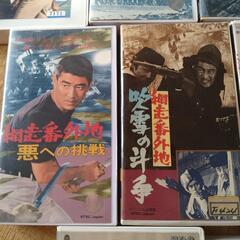 高倉健  網走番外地シリーズ  VHS  9本セット  お売りします。の画像