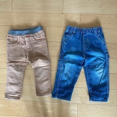 デニム＆コーデュロイパンツ