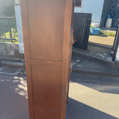 大正時代からのガラスの本棚の画像