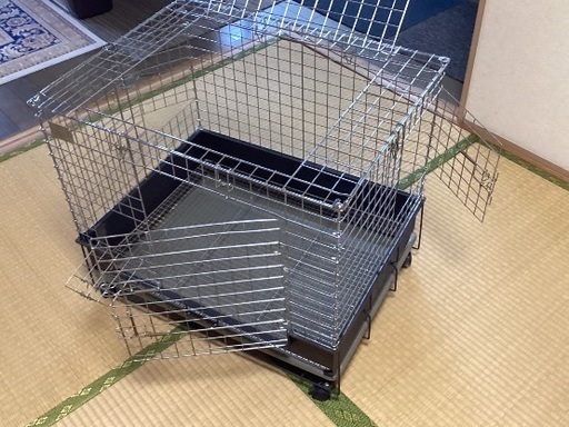 うさぎ 小動物ステンレスゲージ 広い！中古