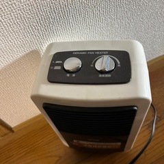 中古　山善セラミックファンヒーター　ヒートショック対策
の画像