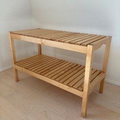 IKEA モルゲル MOLGER テレビボード 棚 収納 ベンチ イケアの画像