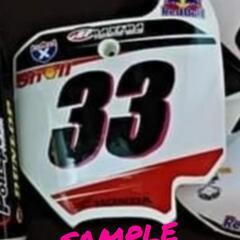 フロントゼッケンデカールの画像