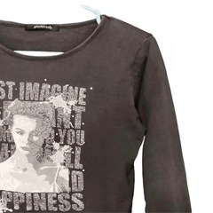 ピンクトラッシュ❤ロンティー 長袖Tシャツ　レディース　Mサイズ　トップスの画像