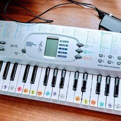 カシオ電子キーボード coret sa-75 