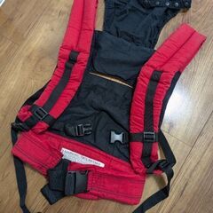 抱っこ紐、赤、ベビー用品①の画像