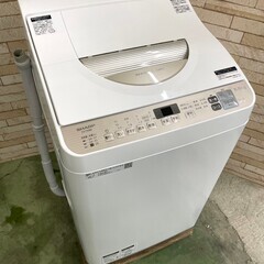 【美品】大阪送料無料★3か月保障付き★洗濯機★2019年★シャープ★5.5kg★ES-T5DBK-N★S-662