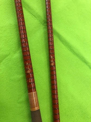 K009★シマノ製オールドへら竿★レア初代朱紋峰19尺★店頭販売中！！