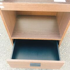 JM19222S)食器棚/キッチンボード アイリスオーヤマ 幅：約50cm 高さ：約93,8cm 奥行：約37cm 中古品【取りに来られる方限定】の画像