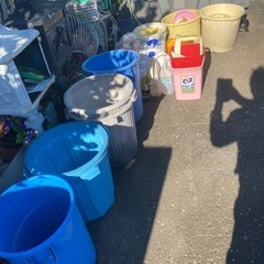 ポリバケツ　終わりました