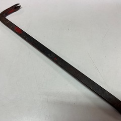 平バール バール 釘抜き 全長600mm 中古品 ④
