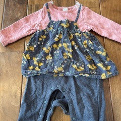 バースデイ　　tete a teteロンパース80