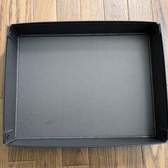 美品＆未使用☆リヒトラブ デスクトレー A-332K（蓋なし）と A4サイズ クリアホルダーのセット 格安¥200の画像