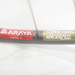 ARAYA 「アラヤ」 AERO4 リム SUNTOUR SUPERBE PRO ハブ フロントホイールの画像