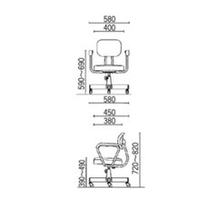 オフィス用家具　いす6脚セット割
の画像