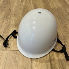 トーヨーのヘルメット白　防災　飛来落下用　電気用