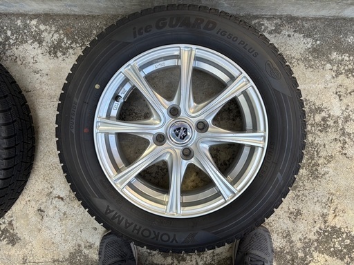 スタッドレスタイヤ ヨコハマ アイスガード 165/70R14 2019年製
