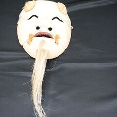 [963]当時物？ 能面 神楽 雅楽 お面 雅楽 翁面 白式尉 ...